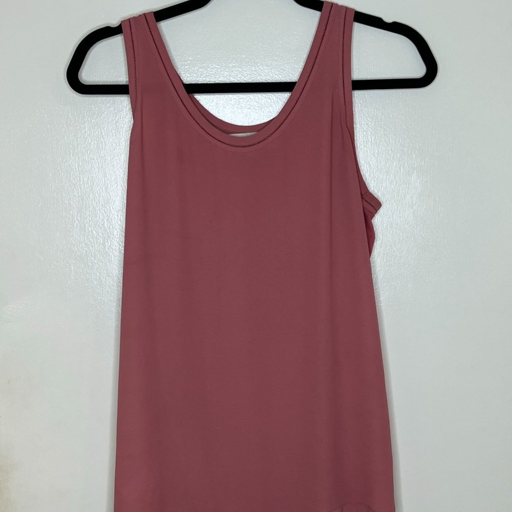 Medium Ann Taylor Loft Tank Business Wear 2 Texture Pink